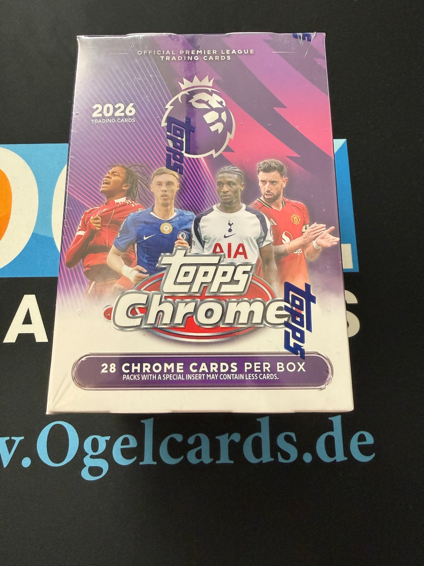 2025-26 TOPPS Chrome Premier League Soccer Cards Blaster Box