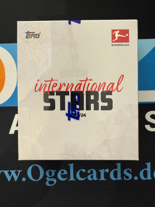 2023-24 TOPPS International Stars Bundesliga Soccer Cards Box