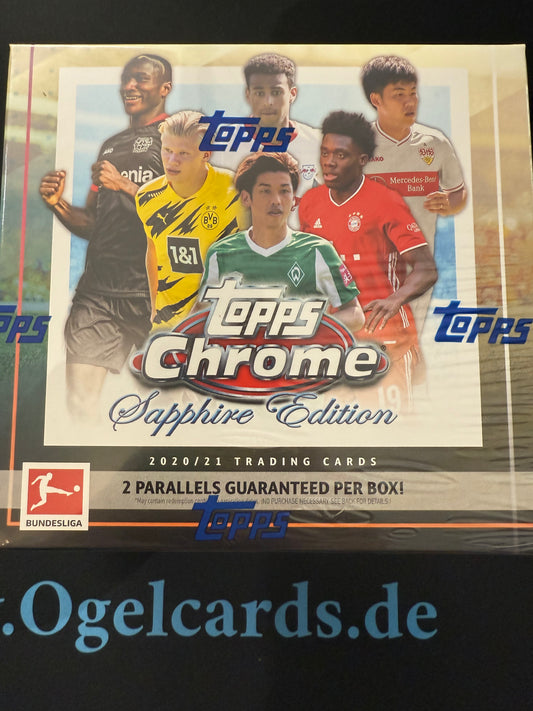 2020-21 Chrome Sapphire Editon Bundesliga Soccer Hobby Box