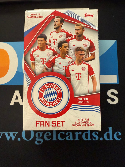 2023-24 TOPPS FC Bayern München Official Fan Set Soccer Cards Box